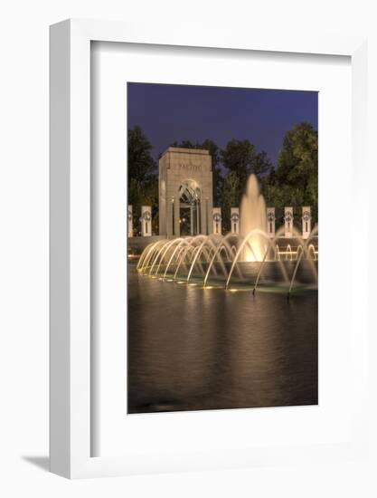 USA, Washington D.C. World War II Memorial-Brent Bergherm-Framed Photographic Print