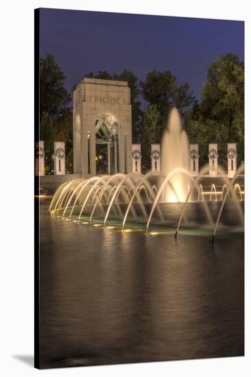 USA, Washington D.C. World War II Memorial-Brent Bergherm-Stretched Canvas