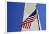 USA, Washington DC. American flag and the Washington Monument.-Jaynes Gallery-Framed Photographic Print