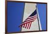 USA, Washington DC. American flag and the Washington Monument.-Jaynes Gallery-Framed Photographic Print