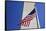 USA, Washington DC. American flag and the Washington Monument.-Jaynes Gallery-Framed Stretched Canvas