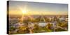 USA, Washington DC. Autumn sunset over the National Mall.-Christopher Reed-Stretched Canvas