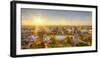 USA, Washington DC. Autumn sunset over the National Mall.-Christopher Reed-Framed Photographic Print