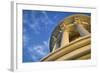 USA, Washington DC. Columns atop the dome of the U.S. Capitol.-Christopher Reed-Framed Photographic Print