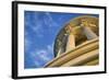 USA, Washington DC. Columns atop the dome of the U.S. Capitol.-Christopher Reed-Framed Photographic Print