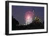 USA, Washington DC, DC, July 4 Fireworks Behind the Iwo Jima Memorial-Hollice Looney-Framed Photographic Print