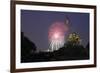 USA, Washington DC, DC, July 4 Fireworks Behind the Iwo Jima Memorial-Hollice Looney-Framed Photographic Print