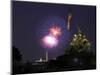 USA, Washington DC, DC, July 4 Fireworks Behind the Iwo Jima Memorial-Hollice Looney-Mounted Photographic Print