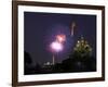 USA, Washington DC, DC, July 4 Fireworks Behind the Iwo Jima Memorial-Hollice Looney-Framed Photographic Print