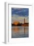 USA, Washington DC, DC, Memorial Bridge and the Lincoln Memorial at Sunset-Hollice Looney-Framed Photographic Print