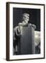 USA, Washington Dc, Lincoln Memorial, Statue of Abraham Lincoln-Walter Bibikow-Framed Photographic Print