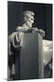 USA, Washington Dc, Lincoln Memorial, Statue of Abraham Lincoln-Walter Bibikow-Mounted Photographic Print