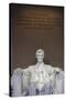 USA, Washington Dc, Lincoln Memorial, Statue of Abraham Lincoln-Walter Bibikow-Stretched Canvas