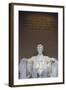 USA, Washington Dc, Lincoln Memorial, Statue of Abraham Lincoln-Walter Bibikow-Framed Photographic Print