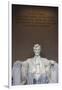 USA, Washington Dc, Lincoln Memorial, Statue of Abraham Lincoln-Walter Bibikow-Framed Premium Photographic Print