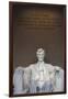 USA, Washington Dc, Lincoln Memorial, Statue of Abraham Lincoln-Walter Bibikow-Framed Premium Photographic Print