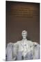 USA, Washington Dc, Lincoln Memorial, Statue of Abraham Lincoln-Walter Bibikow-Mounted Premium Photographic Print