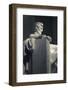 USA, Washington Dc, Lincoln Memorial, Statue of Abraham Lincoln-Walter Bibikow-Framed Photographic Print