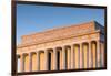 USA, Washington Dc, Lincoln Memorial, Sunrise-Walter Bibikow-Framed Photographic Print