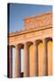 USA, Washington Dc, Lincoln Memorial, Sunrise-Walter Bibikow-Stretched Canvas