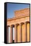 USA, Washington Dc, Lincoln Memorial, Sunrise-Walter Bibikow-Framed Stretched Canvas