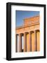 USA, Washington Dc, Lincoln Memorial, Sunrise-Walter Bibikow-Framed Photographic Print