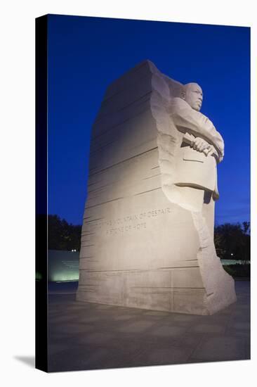 USA, Washington Dc, Martin Luther King Memorial, Dawn-Walter Bibikow-Stretched Canvas