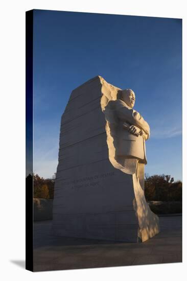 USA, Washington Dc, Martin Luther King Memorial, Sunrise-Walter Bibikow-Stretched Canvas