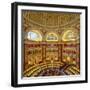 USA, Washington DC. The main reading room of the Library of Congress.-Christopher Reed-Framed Photographic Print