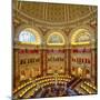 USA, Washington DC. The main reading room of the Library of Congress.-Christopher Reed-Mounted Photographic Print