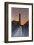 USA, Washington Dc, Vietnam War Memorial Reflects Washington Monument-Walter Bibikow-Framed Photographic Print