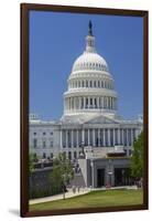 USA, Washington Dc. Visitor Entrance of the Us Capitol Building-Charles Crust-Framed Premium Photographic Print