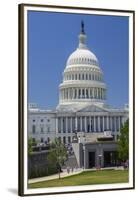 USA, Washington Dc. Visitor Entrance of the Us Capitol Building-Charles Crust-Framed Premium Photographic Print