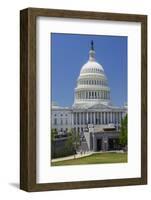 USA, Washington Dc. Visitor Entrance of the Us Capitol Building-Charles Crust-Framed Photographic Print