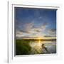 USA, Washington. Kayaker Paddling on Lake Washington's Union Bay-Gary Luhm-Framed Photographic Print