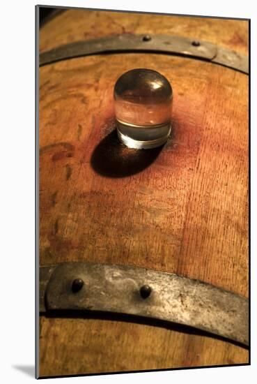 USA, Washington, Leavenworth. Barrel room in Washington winery.-Richard Duval-Mounted Photographic Print