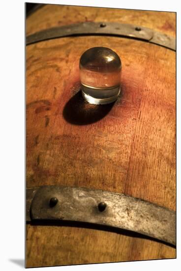 USA, Washington, Leavenworth. Barrel room in Washington winery.-Richard Duval-Mounted Premium Photographic Print