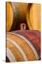 USA, Washington, Leavenworth. Glass Bung in Barrel Cellar-Richard Duval-Stretched Canvas