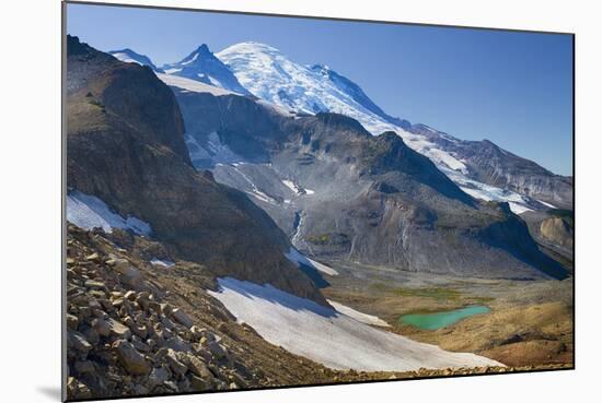 USA, Washington, Mount Rainier NP, Mountain landscape.-Jamie & Judy Wild-Mounted Photographic Print