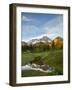 USA, Washington. Mt. Rainier Reflecting in a Tarn Near Pyramid Peak-Gary Luhm-Framed Photographic Print