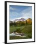 USA, Washington. Mt. Rainier Reflecting in a Tarn Near Pyramid Peak-Gary Luhm-Framed Photographic Print