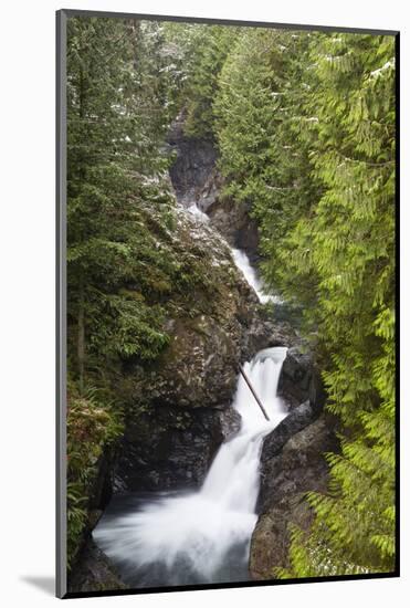 USA, Washington, Olallie SP, Twin Falls on the Snoqualmie River.-Jamie & Judy Wild-Mounted Photographic Print