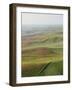 Usa, Washington, Palouse, Lush Farmland, Aerial View-Ryan Mcvay-Framed Photographic Print