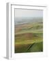 Usa, Washington, Palouse, Lush Farmland, Aerial View-Ryan Mcvay-Framed Photographic Print