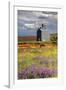 USA, Washington, Palouse. Old silo with wildflowers-Julie Eggers-Framed Photographic Print