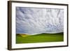 USA, Washington, Palouse. Rolling Hills Covered by Canola and Peas-Terry Eggers-Framed Photographic Print