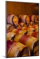 USA, Washington, Red Mountain. Barrel Cellar in Washington Winery-Richard Duval-Mounted Photographic Print