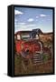 USA, Washington. Rusting Dodge Truck at an Abandoned Farm-Terry Eggers-Framed Stretched Canvas