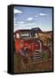 USA, Washington. Rusting Dodge Truck at an Abandoned Farm-Terry Eggers-Framed Stretched Canvas