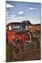 USA, Washington. Rusting Dodge Truck at an Abandoned Farm-Terry Eggers-Mounted Photographic Print